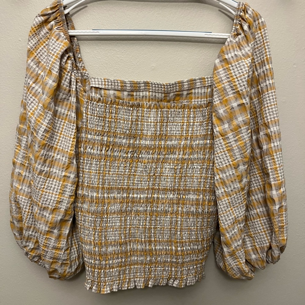 NWOT Anthropologie Maeve Square-Neck Blouse - Picture 7 of 7